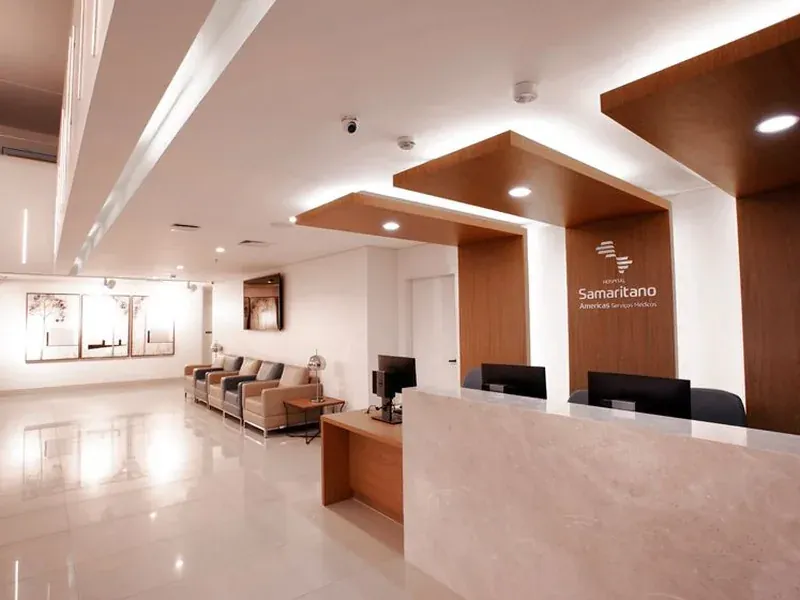 Recepção do Hospital Samaritano Paulista